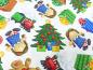 Preview: Patchworkstoff mit Teddy, Puppe, Weihnachtsbaum Detailansicht